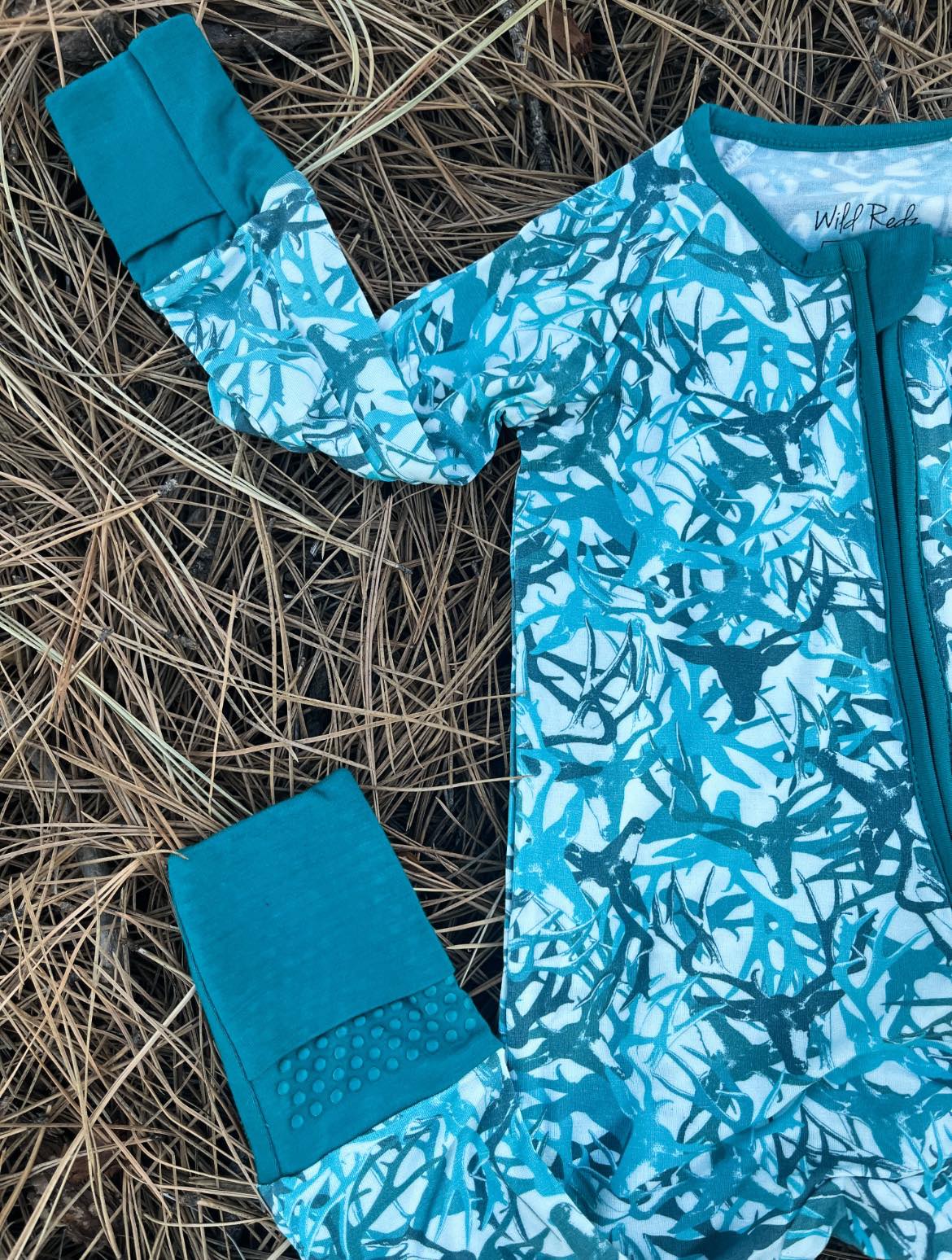 Camo Bamboo Onesie | WR Signature Blue Camo