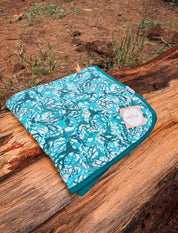 Wild Redz Signature Camo Double Sided Bamboo Blanket | Blue